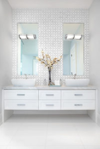 Classic White Bathroom Vanity Design