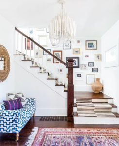 Eclectic Entryway In Bright Colors