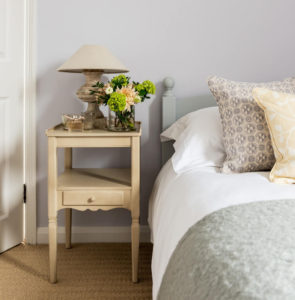 Elegant Bedroom In Pale Lavender