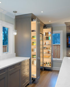 Lighted Pantry Drawers