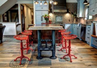Industrial Dining Table Set Design