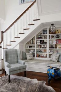 Simple Seating Under The Stairs