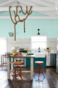 Soft Blue Kitchen Wall Color