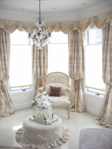 Traditional Drapery In Living Room