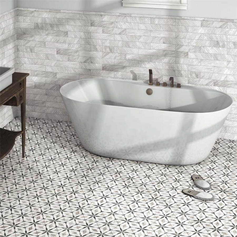 The Latest Trends in Bathroom Floor Tiles Design