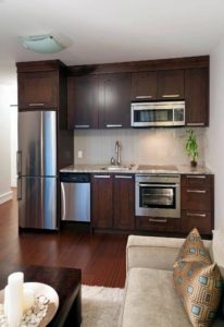 Wood Tones In Readymade Kitchen