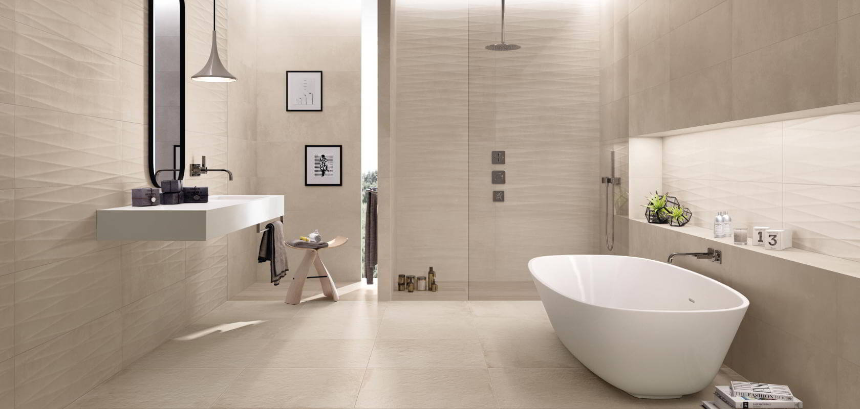 Different Ways To Use Bathroom Wall Tiles For Impact