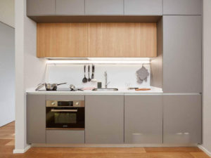 Modern One Wall Kitchen Design